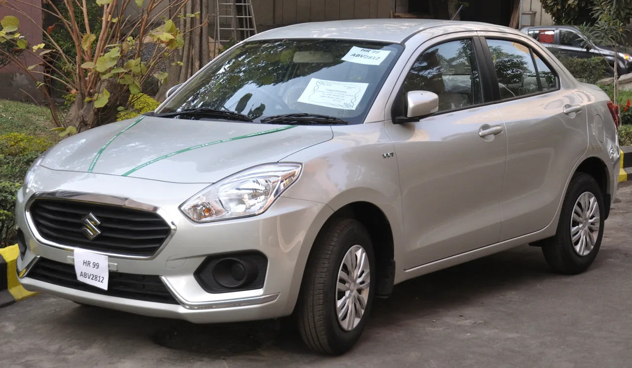 Maruti Dzire model reference photo